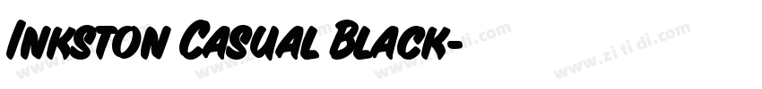 Inkston Casual Black字体转换